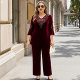 Elvire | Elegantný dvojdielny zamatový set
