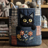 Denim Kitty Práčkový kôš