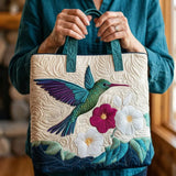 Kvalitná taška - Kolibrík a biele kvety